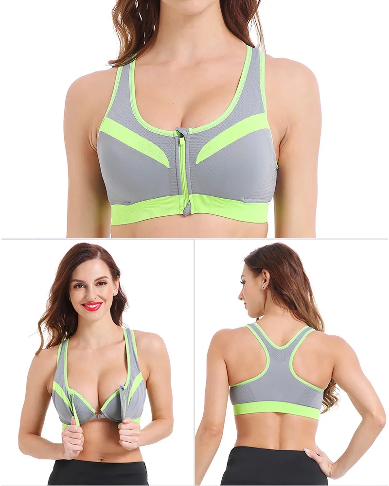 SEXYWG M-6XL Women Yoga Bra Sport Top Mesh Breathable Push Up Bras Running Fitness Athletic Vest Wireless BH Brassiere Plus Size (sf8)