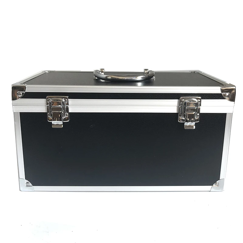 Портативный алюминиевый чехол для инструментов, ящик для инструментов для салона красоты, защитное оборудование, ящик для инструментов, ударопрочный ящик для инструментов 30x17x16 см
