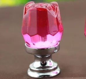 

Crystal Handle Furniture Accessories Hardware Accessories Accessories Decoration Cap Crystal Rose Handle