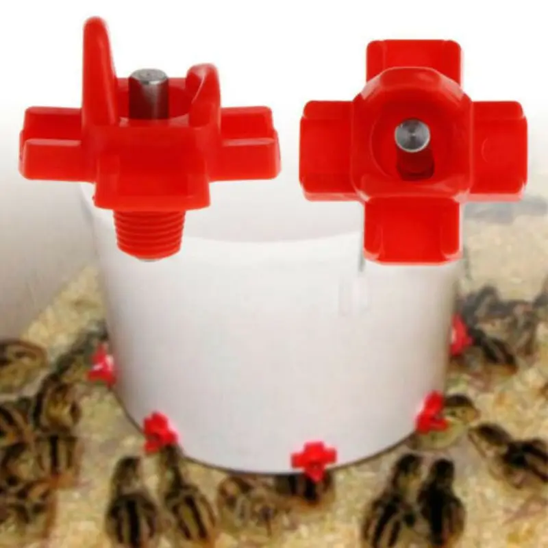 

Automatic Chicken Feeder Drinking Devices Waterer Bowl Poultry Water Drinker Supplies Automobile Water Bowl For Pet