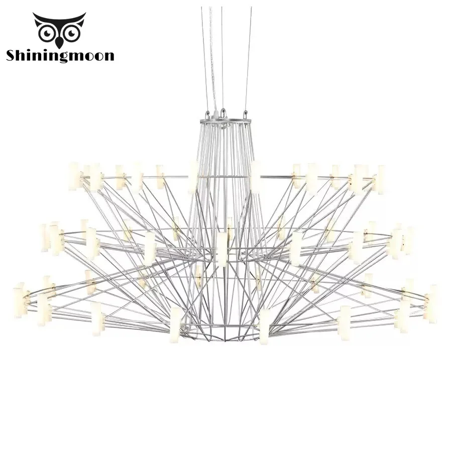 

Nordic Creative Design Chandelier Post-modern LED Chandelier Lighting Hotel Hall Living Room Decor Chandeliers Lustre Luminaria