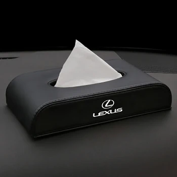 

1 Pcs New Car Style PU Quality Tissue Box for Lexus RX 300 IS 250 300 GX 400 460 UX 200 NX LX GS ES Car Styling