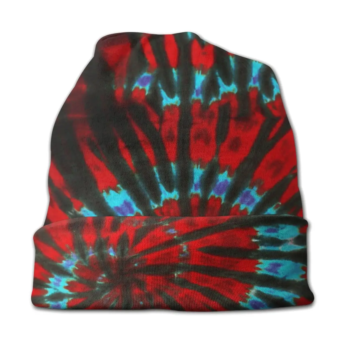 Nebula Tie Dye спиральная унисекс взрослая Повседневная шапочка зимняя теплая вязаная Лыжная шапка с рукавом Skully Beanies