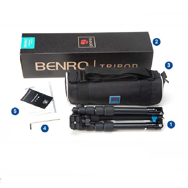 GoPro Benro A0292TB00 SLR штатив микро одиночный Портативный штатив альпеншток 3 в 1 в сложенном виде высота всего 28,5 см