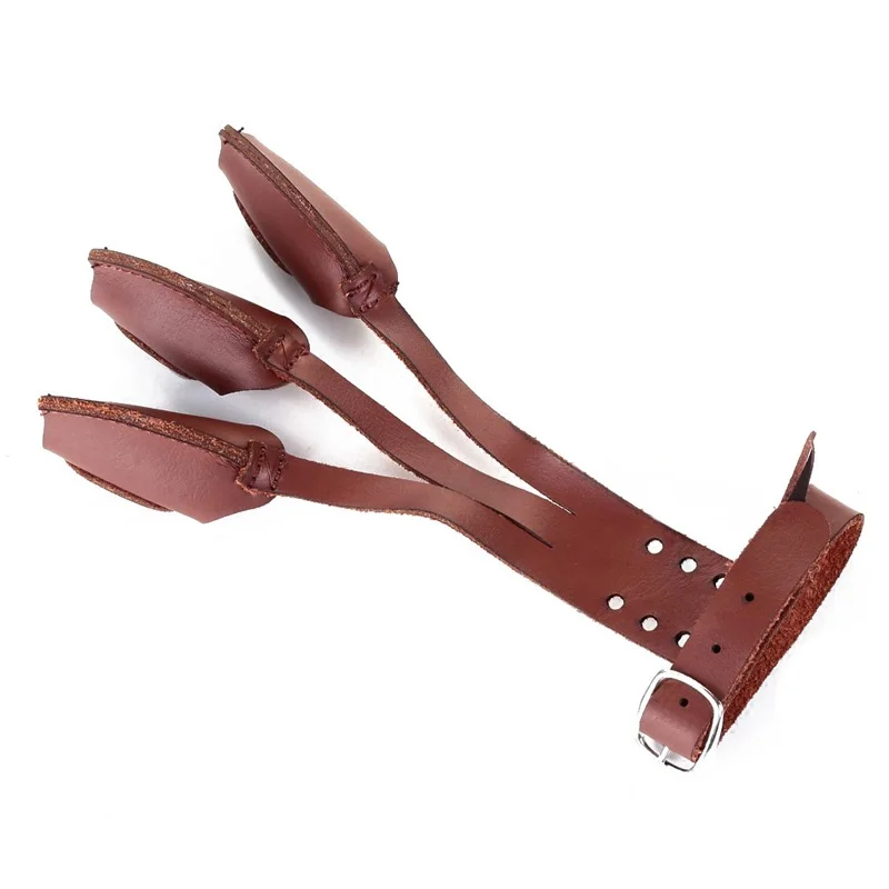 AMS ручная работа 3 пальца защитные перчатки для стрельбы из лука тянуть лук