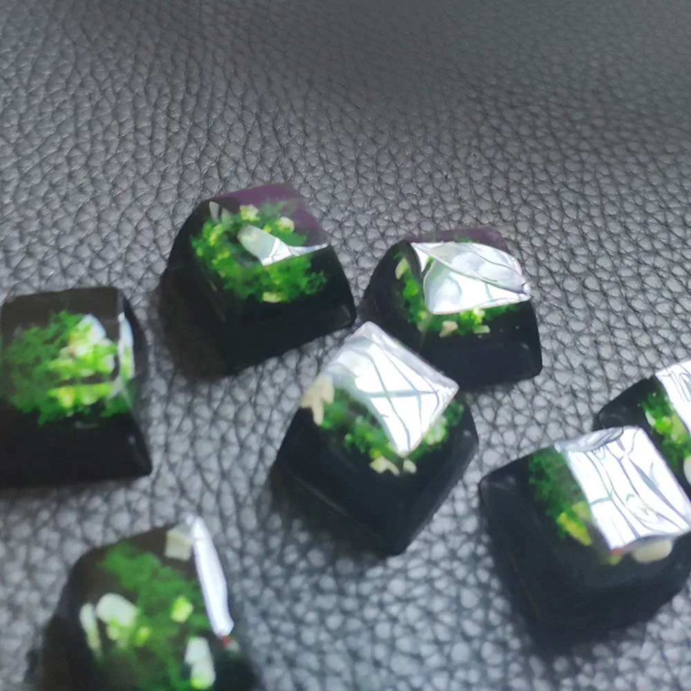 Дизайн Grassland колпачки для ключей с подсветкой переключателя Cherry Mx механическая