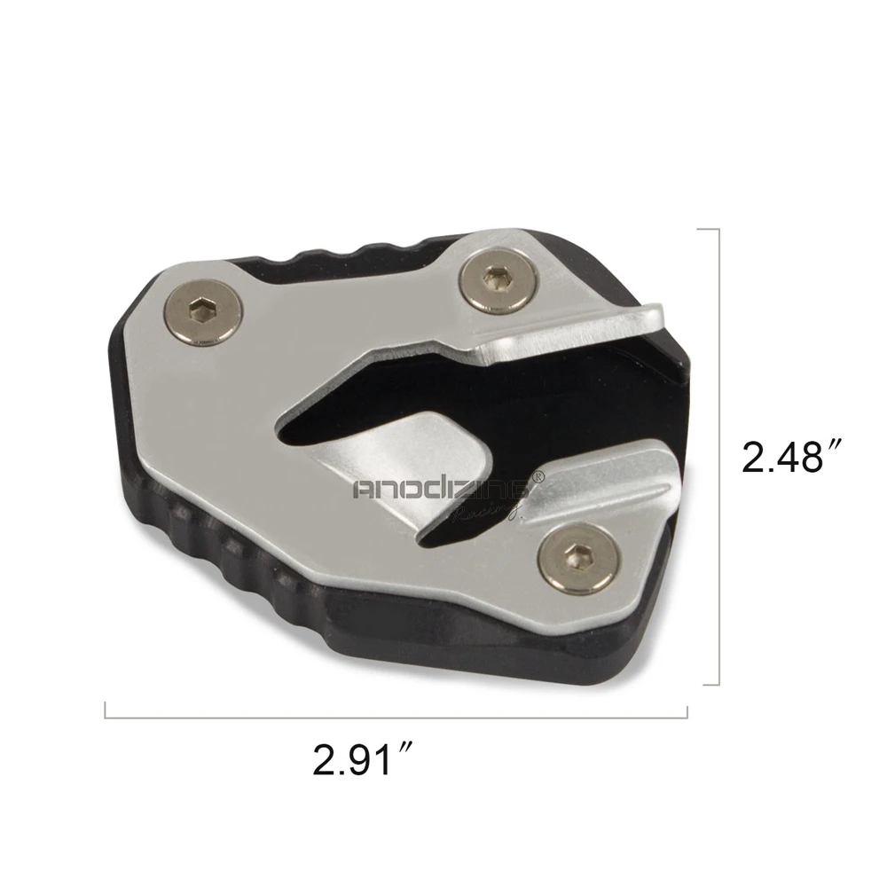 Подножка Sidestand поддержка пластина расширение площадка для увеличения для Triumph Tiger 800/XC 10-14 800 XCx/XCa/XR/XRx/XRt 15-19