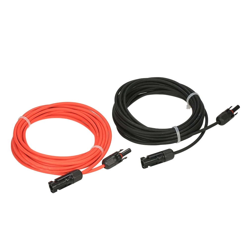 

New 12AWG Solar Panel Extension Cable Wire with MC4 Female and Male Connector Solar Extension Cable Moisture UV Corrosion Resist