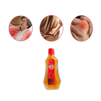 

15ml Magnetic Neck Pain Heating Analgesic Plasters Chinese Medicated Patches Wild Cordyceps Essential Oils Body Massage Oil New