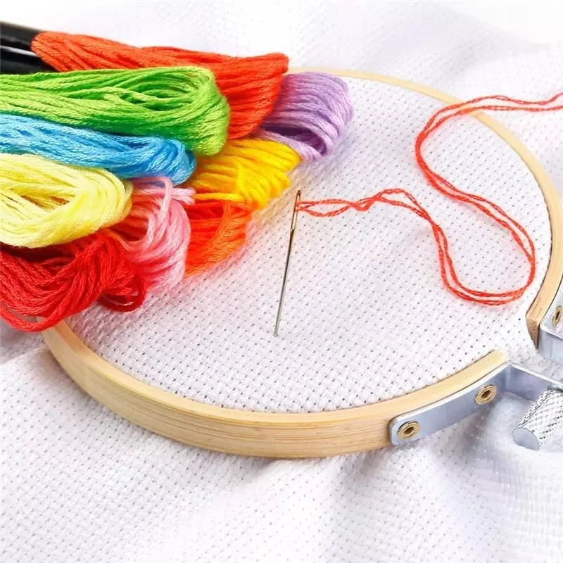 50 pcs Random Color embroidery Thread DIY Silk Line Branch Threads Similar Thread Floss Skein Cross Stitch Thread