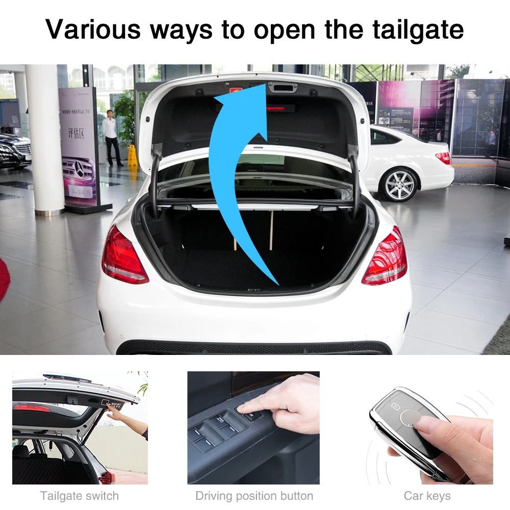 

Electric tailgate for Mercedes Benz W213 W205 W222 intelligent remote control tail box open trunk door lifting foot sensor