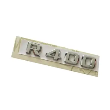

ABS R400 Car Rear Back Number and Letters Chrome Badge Emblem Sticker