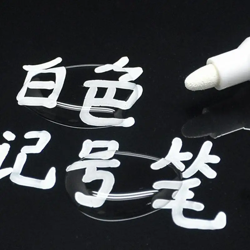 Permanent Marker Pen White Marker Pens 1pcs for School