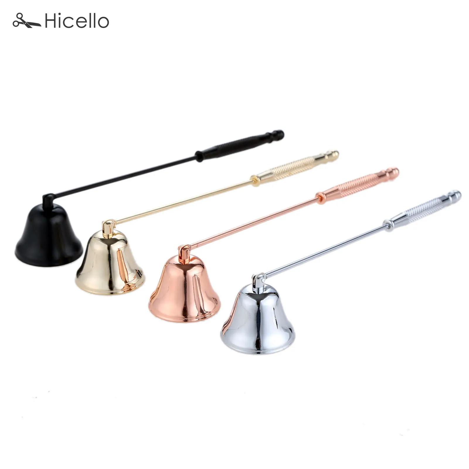 Candle Snuffer Stainless Steel Smokeless Candles Wick Bell snuffer Put Off flame Tool Cutter