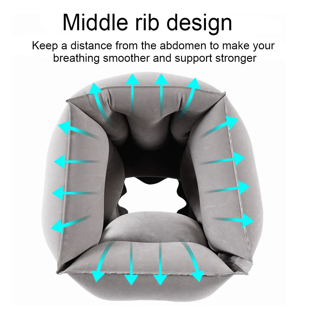 Портативная надувная дорожная Шейная подушка для поддержки головы с надувной сумкой для офиса, автобуса, самолета, кемпинга, туризма, путешествий
