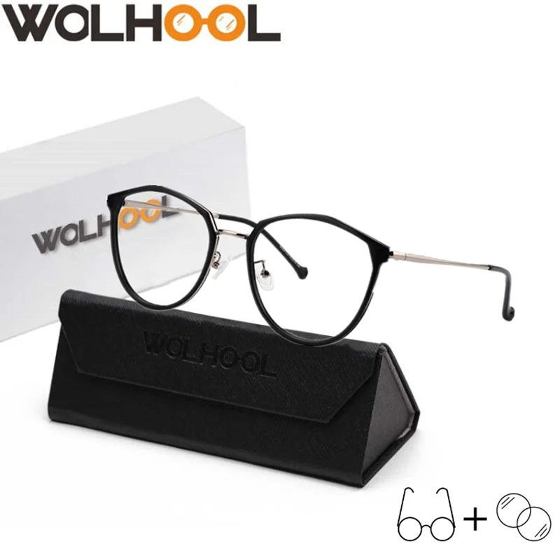 

Brand Designer Geometric Blue light Blocking Computer Prescription Glasses Women Retro Optical Eyeglasses