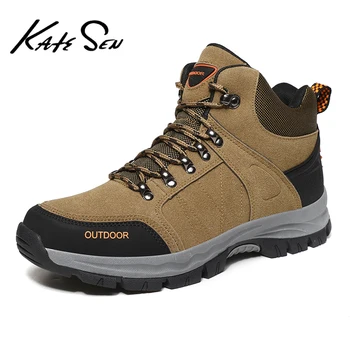 

2020 New Spring Autumn Waterproof Ankle Boots Breathable Motorcycle Boots Men's Sneakers Fashion Outdoor Hiking Boots Men Boots