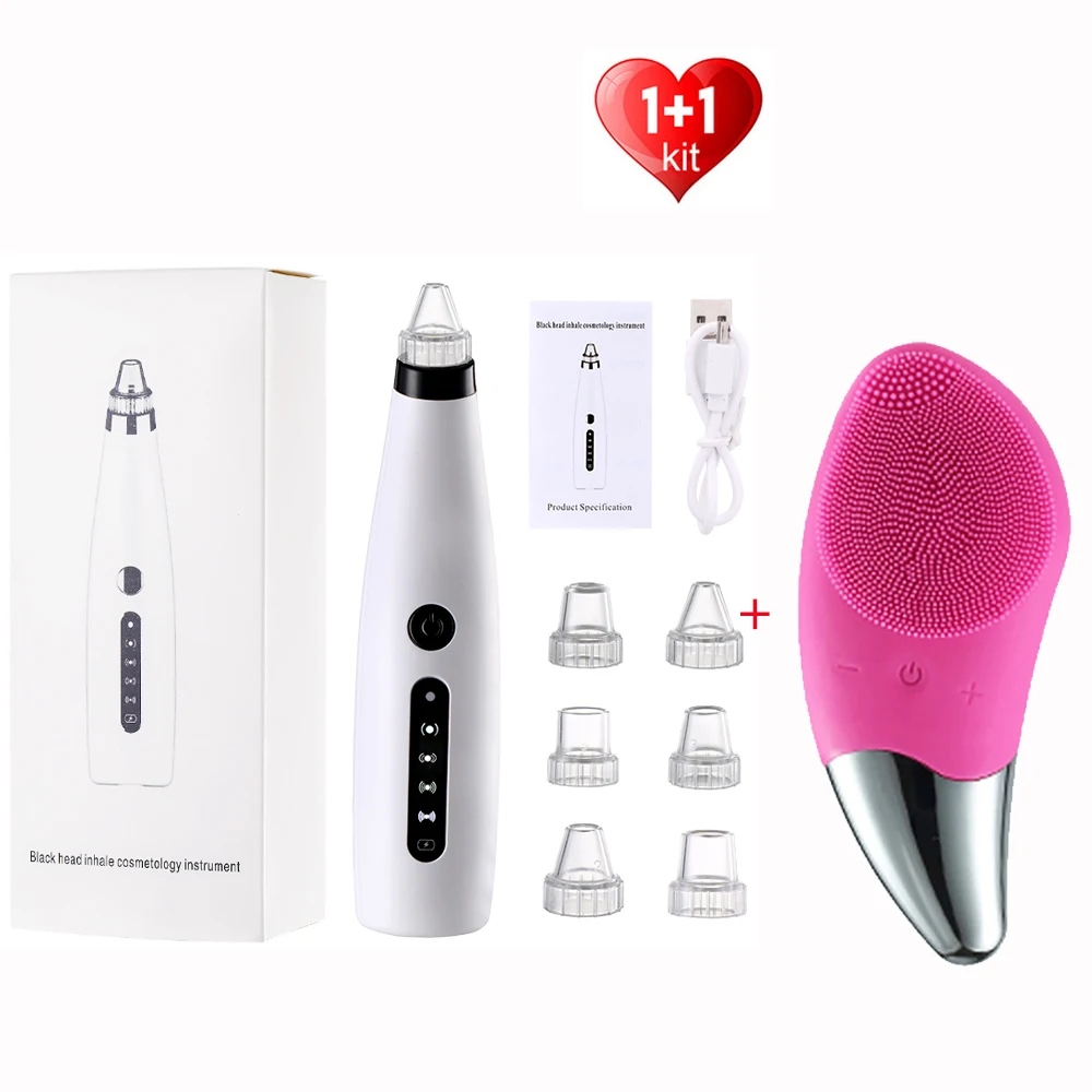 

Blackhead Remover Vacuum Black Head Remover Acne Removal Suction Electric Facial Skin Vacuum Cupping Cleaner Skin Care Tools