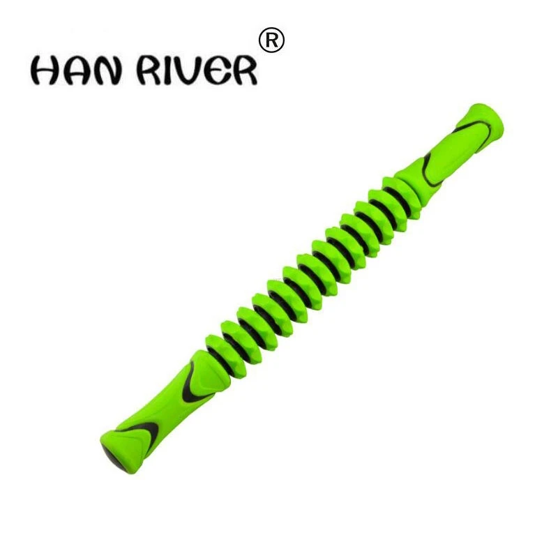 HANRIVER Deep muscle massage stick yoga teaching fascia muscle relaxation massage shaft roller gear