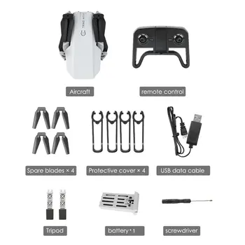 

KF609 4K HD Camera RC Mini Foldable Drone with WIFI FPV Selfie Optical Flow Stable Height Fly Quadcopter RC Helicopter Toy 1