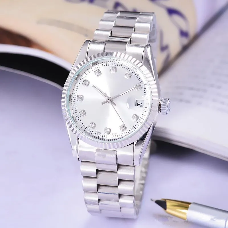 

36mm Fashion Mens President Diamond Watch Women Automatic Movement Sapphire Dseigner Mechanical WristWatches LLSHI
