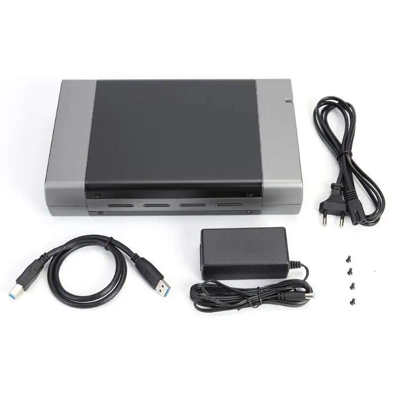 VODOOL 5 25 дюймов жесткий диск чехол USB3.0 до 3 USB Type-B SATA адаптер внешний корпус HDD