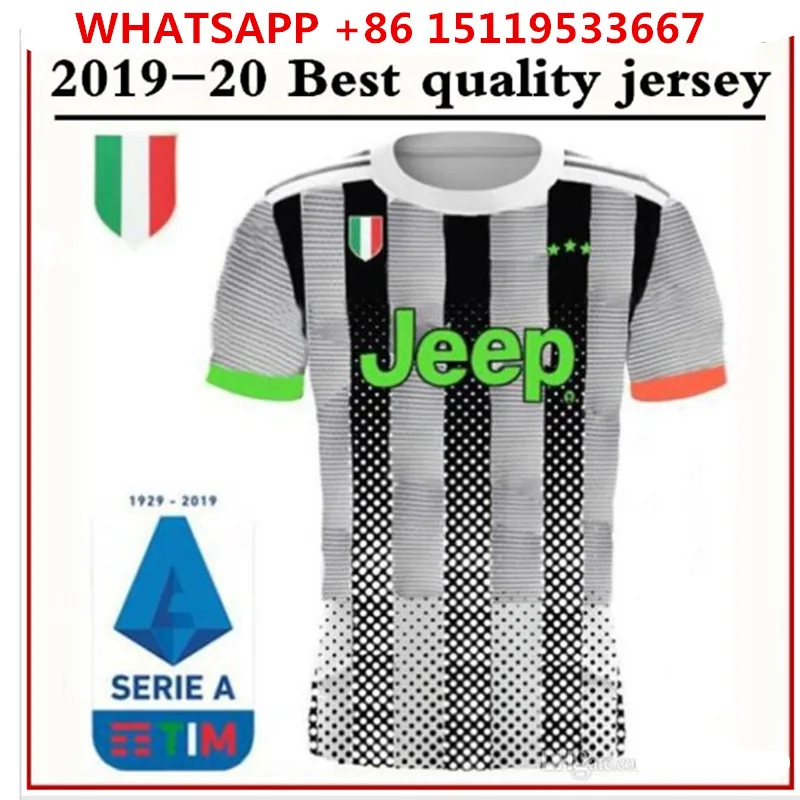 Новинка 19/20 juve Футбольная Футболка BUFFON Dybala DE LIGT Ramsey Emre Can Ronaldo Mandzukic Kean Футбольная Футболка для взрослых майки - Цвет: shirt
