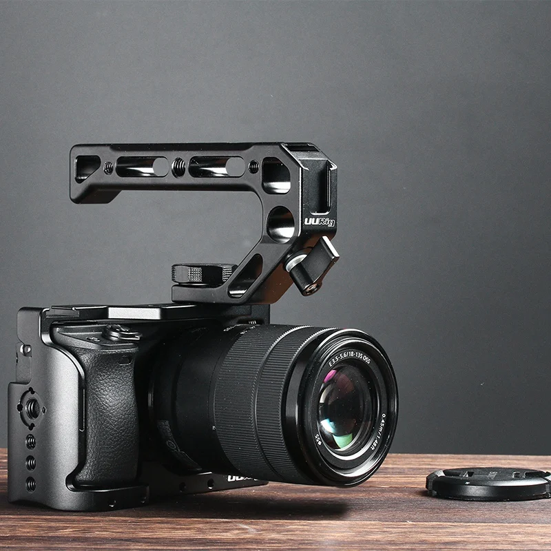 UURig R008 Камера Холодный башмак Ручка Рукоятка с Arri определение местоположения внешний монитор микрофон для Nikon Canon M50 sony DSLR камера s