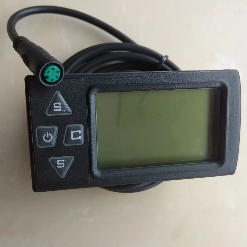 Elektro kola LCD displej 24V 36V 48V 52V 60V S861 elektrický bicykl koloběžka s vodotěsný 5P 6P SM pánský ženské zátka