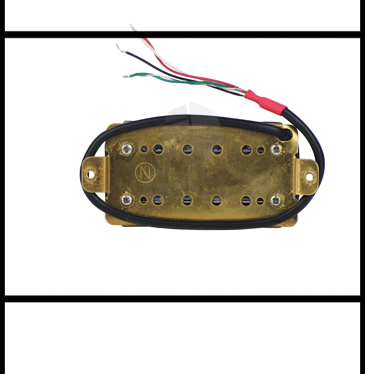 Electric Guitar Large Double Track Double Vibration Pickup Double Coil Duplex Two-Track Can Cut Single Musical Instrument Parts