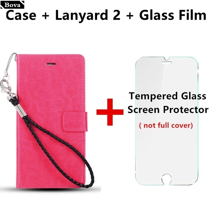 Rose Lanyard2 Film Чехол-держатель для карт Xiaomi Mi CC9/CC9e 6,0" 6,39" PU кожаный чехол защитный чехол Ретро Чехол-кошелек флип-чехол - Цвет: Rose Lanyard2 Film