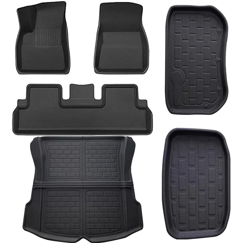 Floor Mats For Tesla Model 3 Y Left/right Driving All Weather Antislip