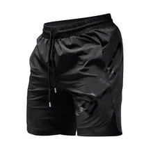 Новые мужские шорты для фитнеса бодибилдинга мужские летние спортивные залы тренировка Мужские дышащие быстросохнущие Спортивная одежда для бега пляжные шорты