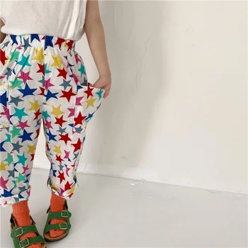 

Bobomoon Summer 2020 Children's Star Pants Boys Girls Casual Pants Fashionable Pants Icing Pant Baby Boy Clothes