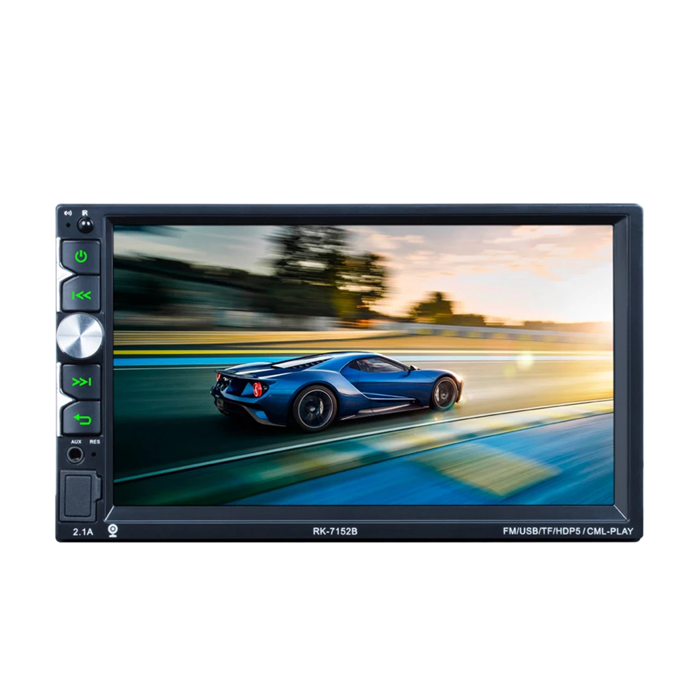 7152B " Bluetooth Сенсорный экран 2 DIN Автомобильный Радио Стерео MP5 MP3-плеер FM USB TF