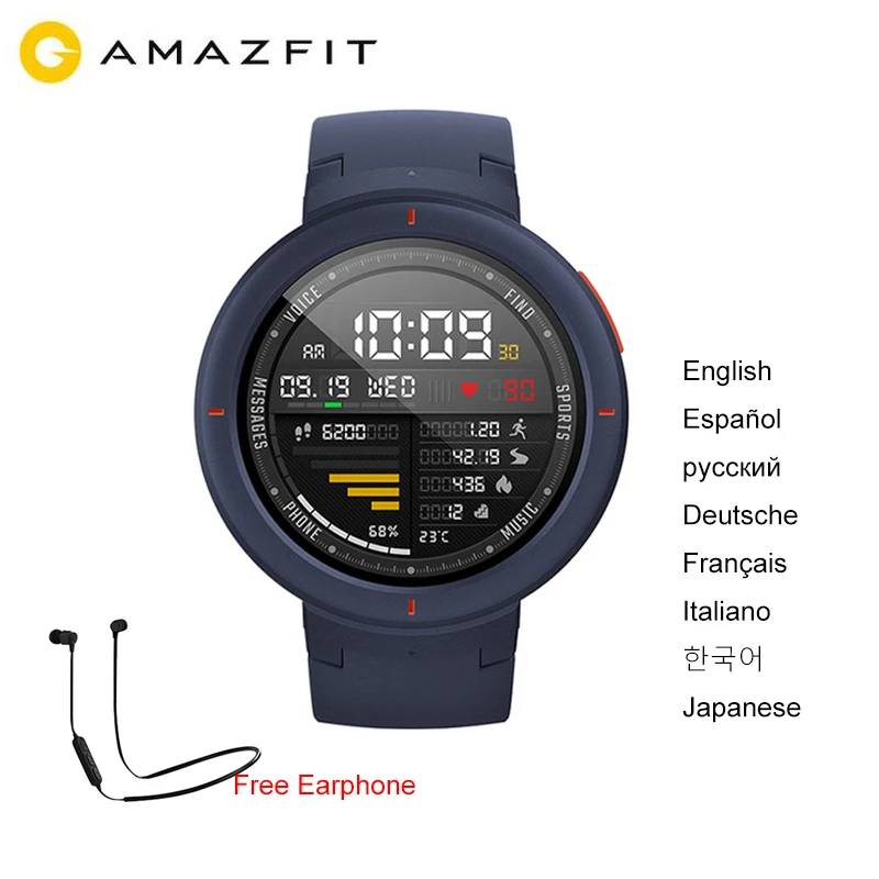 Глобальная версия Huami Amazfit Verge Смарт часы для телефона с функцией вызова/ответа IP68