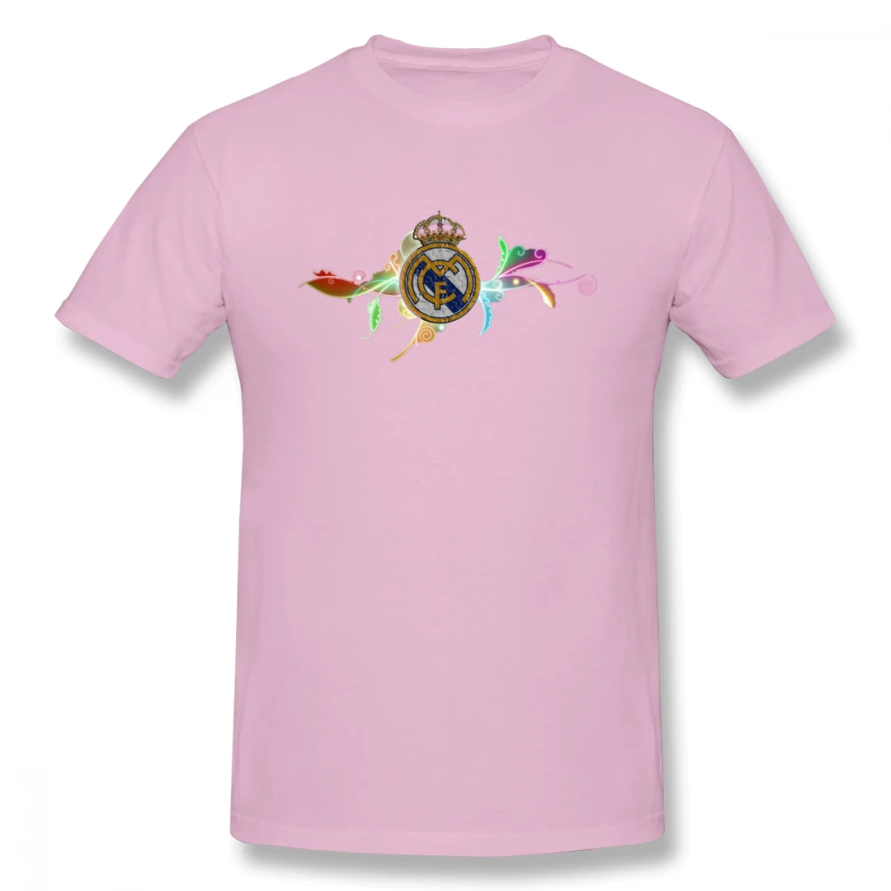 Interesting Real Madrid Sign Casual O-Neck Men's Basic Short Sleeve T-Shirt 100% Cotton Tee Shirt Printed men clothes 2019