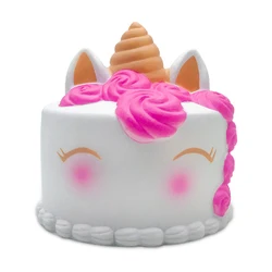 Jumbo Kawaii Rose Unicorn Cake Squishy Simulated PU Bread Cream Scented Slow Rising Squeeze Toy for Baby Kids Gift 10*10*10 CM