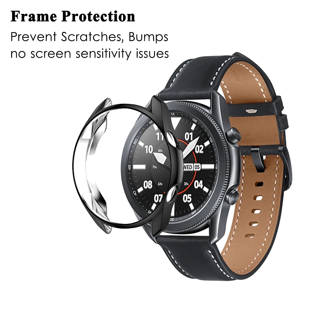Защитный чехол повышенной прочности для Samsung Galaxy Watch 3 41/45 мм протектор бампер часы