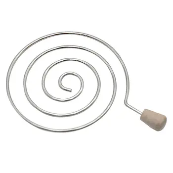 

Metal Swirl Hookah Charcoal Holder Carbon Filter Shisha Bowl Accessories Shield with Wooden Handle 95AA