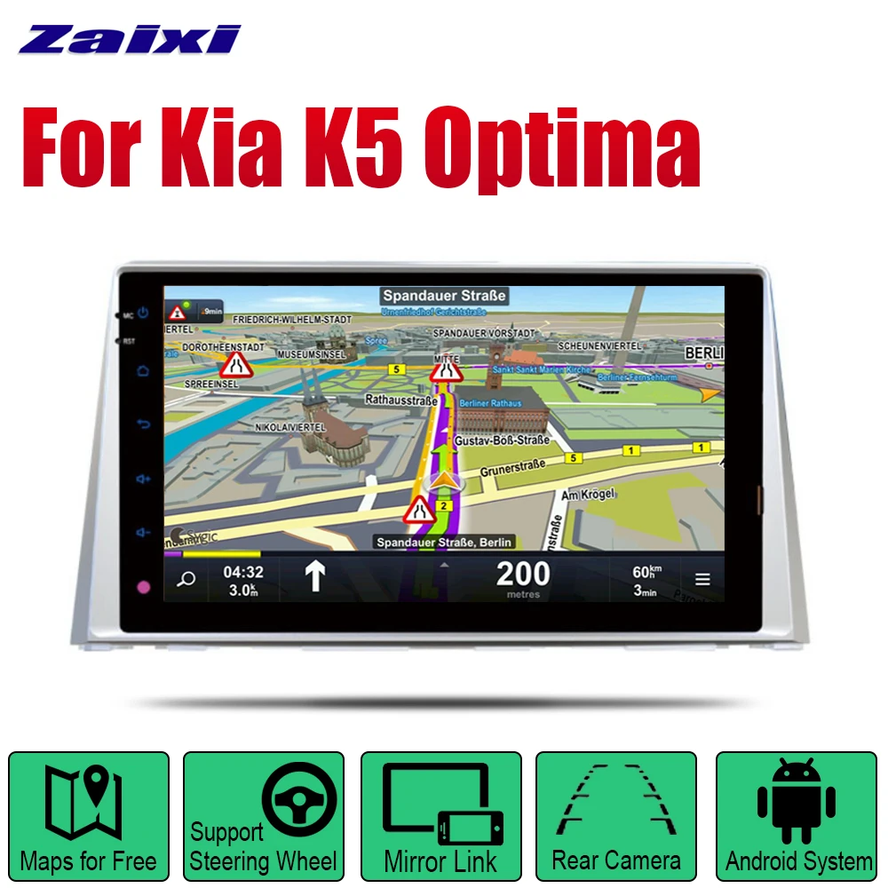 Автомобильный проигрыватель gps навигация для Kia K5 Optima автомобильный Android мультимедийная система экран Радио стерео BT wifi