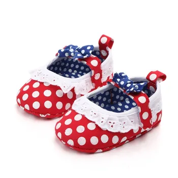 

Baby shoes girls First Walkers Newborn Baby Girls Soft Shoes Soled Floral Printed Footwear Crib Shoes for kids 2019 New