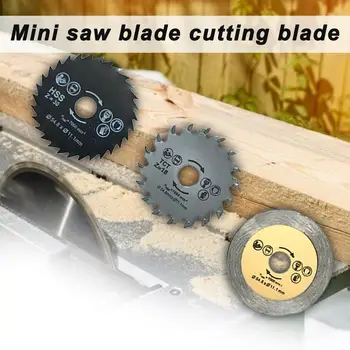 

Woodworking Cutting Tool Saw Blade High Speed Steel Tipped Stable Performance Wood Cutting Disc Machine Accessory