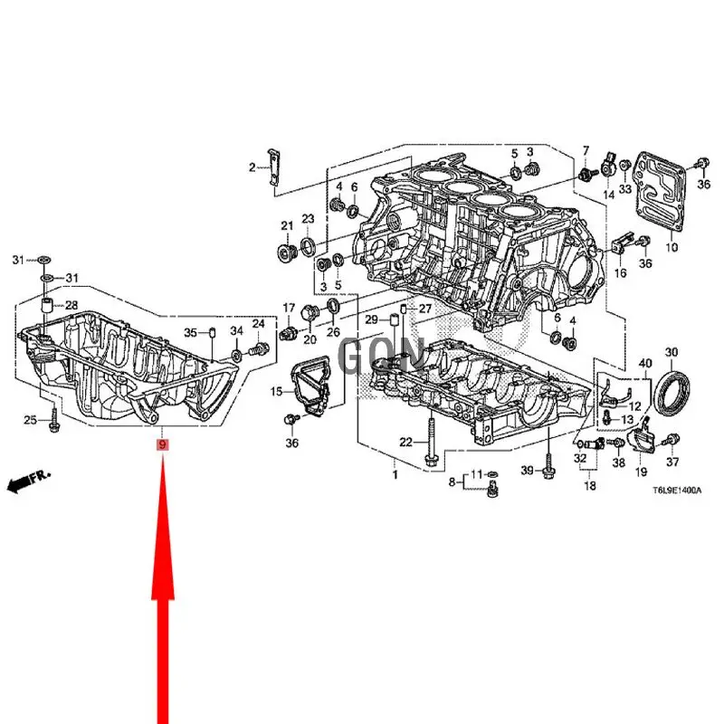 

Oil pan 2018-Hon daA CCO RDC RVS PIR IOR magnetic oil pan oil drain screw titanium alloy strong tape gasket engine oil pan