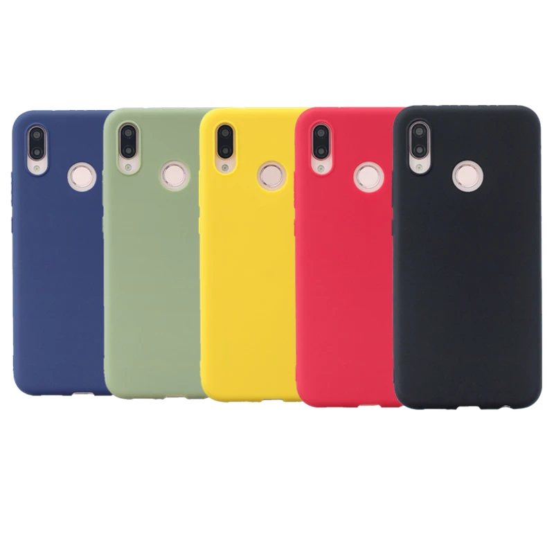 Кэсин чехол конфетного цвета для huawei Y5 Y6 Y7 Y9 2019 P20 P30 Коврики 20 Pro Honor 10 Lite 8X P Smart Nova 5i