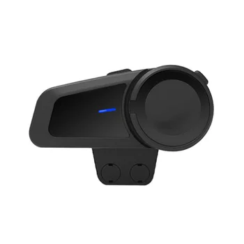 

6 Riders Bluetooth Motorcycle Helmet Intercom FM Radio Helmet Waterproof Interphone Compatibility High Performance 1000M
