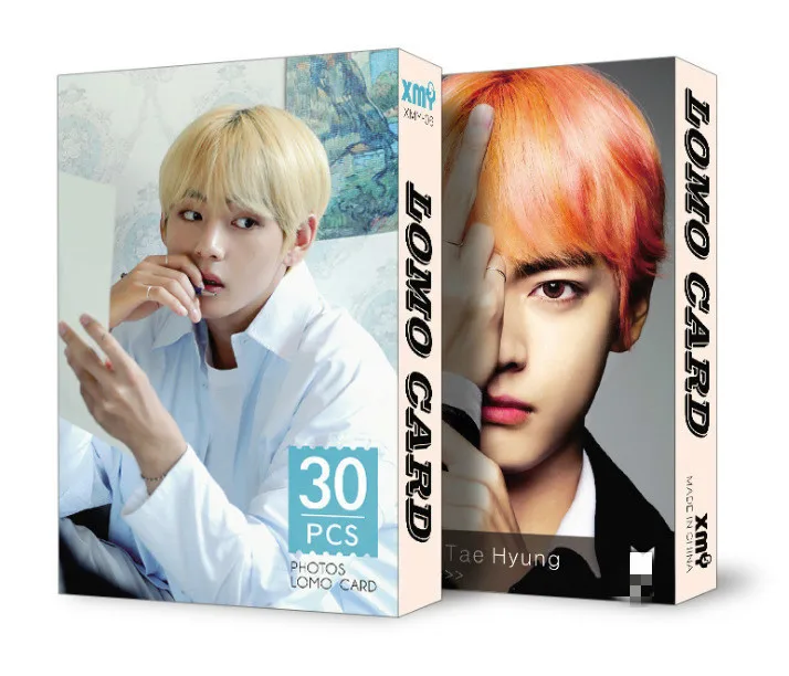 30 шт./компл. k-pop Bangtan для мальчиков альбом LOMO карты модный бумажный фото карта HD Фотокарта