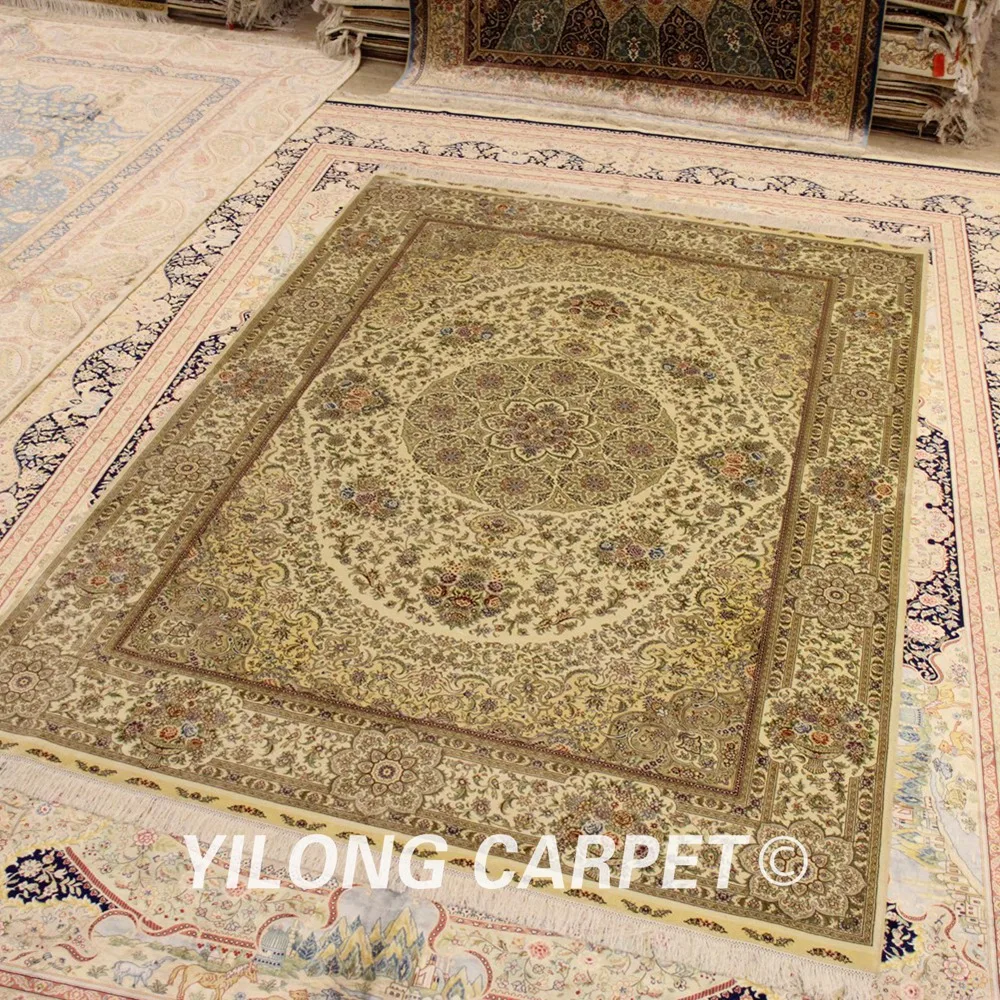 Yilong 6'x9 персидские ковры классический античный прочный шелк Ковры (rsl020a6x9)