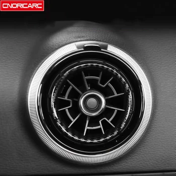 

Center Console Air Conditioner Vents Circles Decoration Cover Trim For Audi A3 8V 2013-2019 Car Styling Interior Accessories