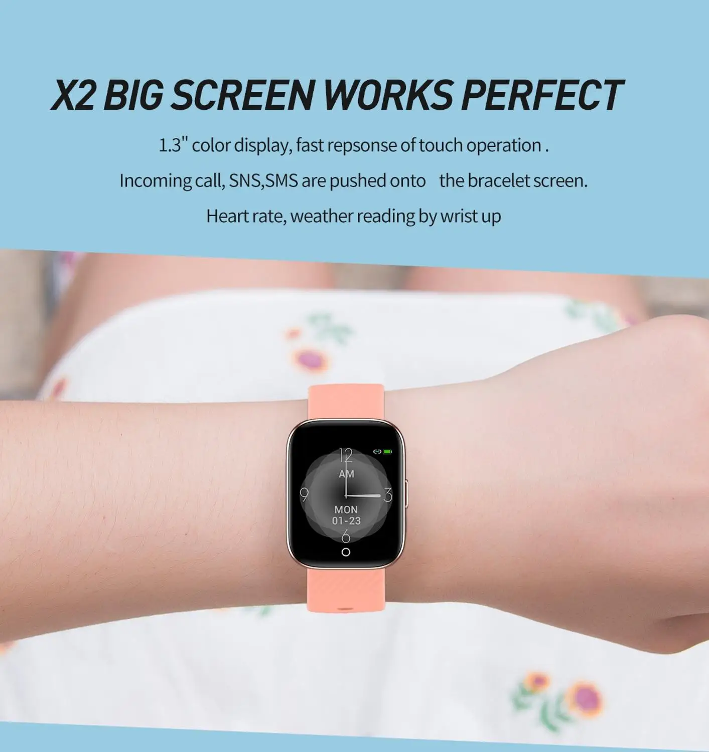 X2 Bluetooth Смарт-часы для мужчин IP68 Водонепроницаемый фитнес-трекер для измерения сердечного ритма Смарт-браслет умные часы для женщин умный Браслет
